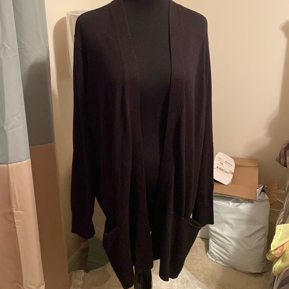 open cardigan